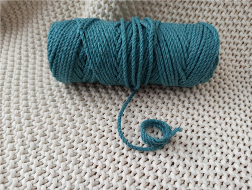 Bobbiny 3ply regular (3 mm) - 4 m - TEAL — foto 2