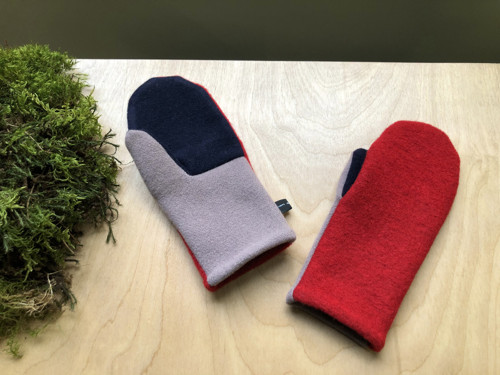 Lapo red-blu ~ vlněné rukavice — foto 2