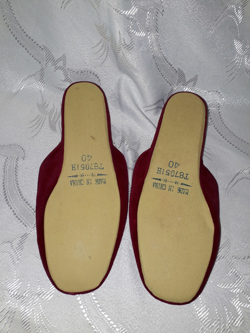 Retro dámské červené bačkory... — foto 2