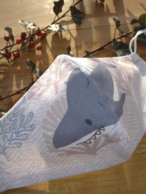 Designová rouška SHARK pro děti — foto 3