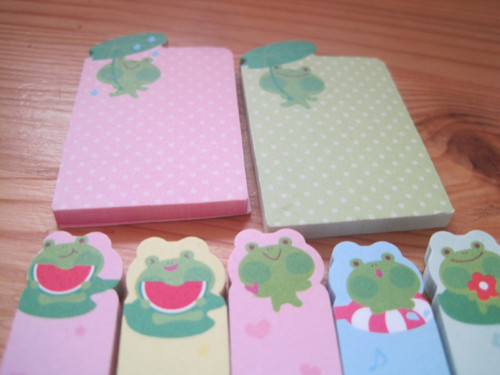 Veselé žabí post-it z Japonska — foto 2