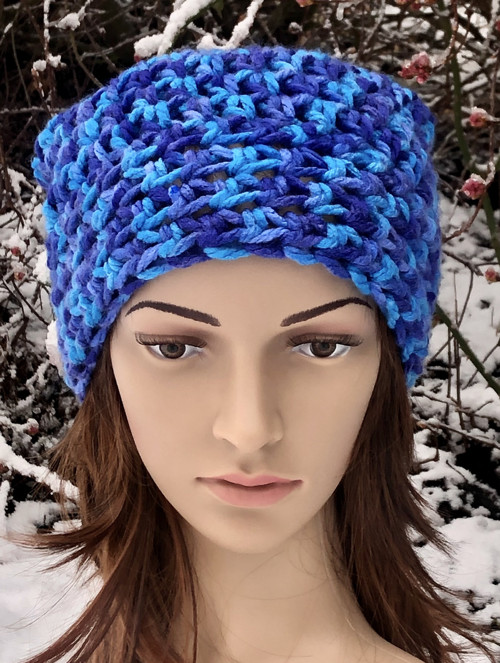 Beanie modrá — foto 2