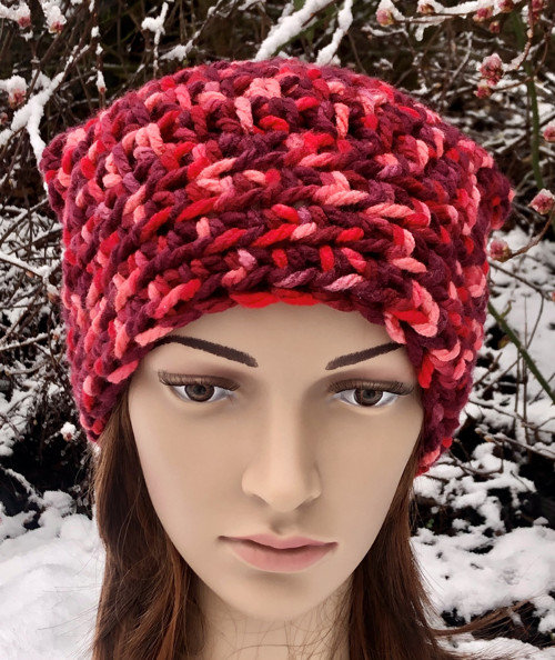 Beanie červená — foto 2