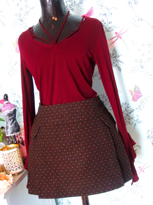 Minisukýnka retro Twiggy — foto 4