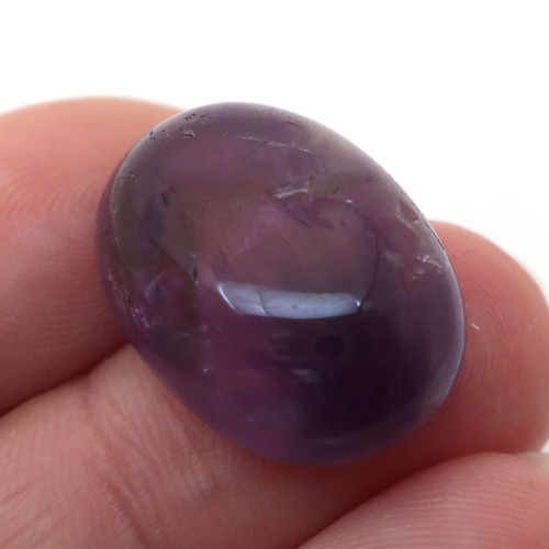 Kabošon ametyst ovál 22,1mm — foto 2