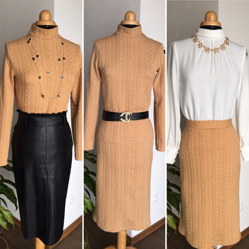 Úpletový elegantní komplet — foto 2
