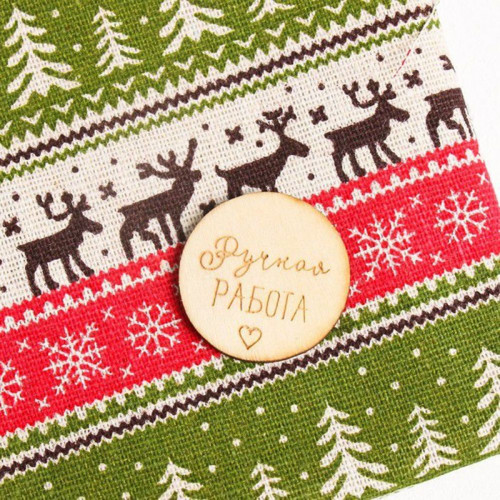 Látka na patchwork, plátno - Snow storie, 2 listy — foto 3
