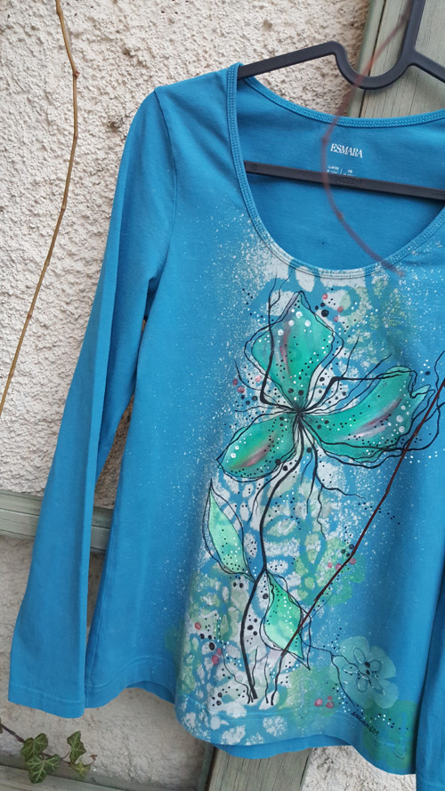 Barevná zima, triko vel.M — foto 3