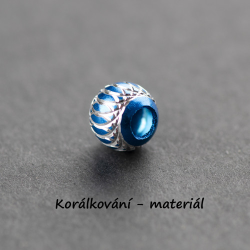 Korálek kovový 2ks — foto 2