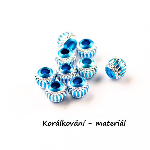 Korálek kovový 2ks — foto 4
