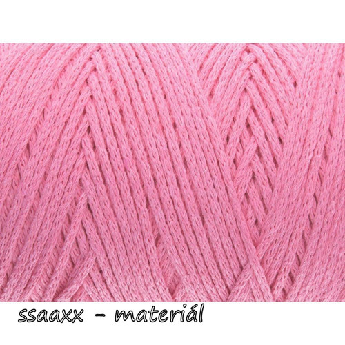 Příze Macrame Cotton ~ světle růžová 762 — foto 2