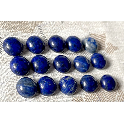 Lapis Lazuli kabošon kruh / 10mm — foto 3