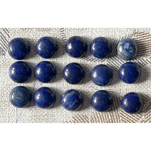Lapis Lazuli kabošon kruh / 10mm — foto 2