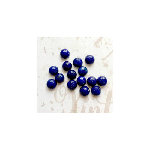 Lapis Lazuli kabošon kruh / 10mm — foto 3