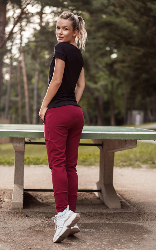 ROXANE dámské baggy BORDO — foto 4