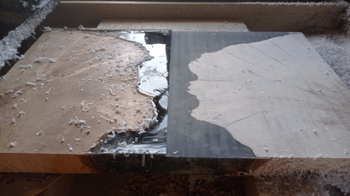 Obraz TOPOL sepia black epoxy — foto 5