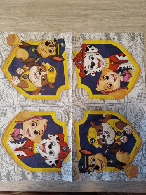 Ubrousek na decoupage — foto 3