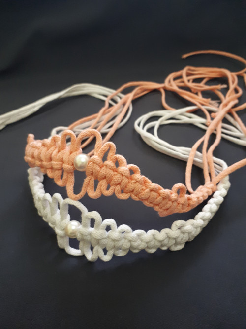 Macramé čelenka — foto 2