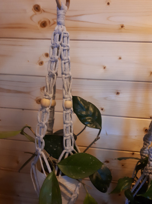 Macramé závěs na květináč 2 — foto 3