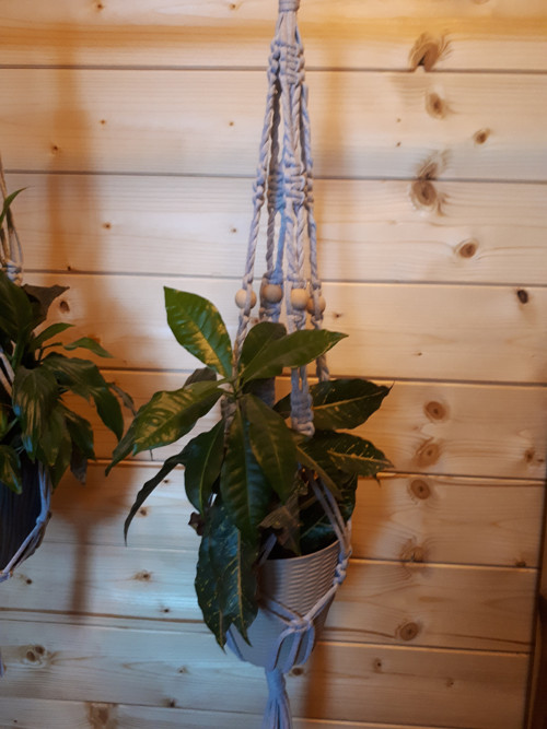 Macramé závěs na květináč 2 — foto 5