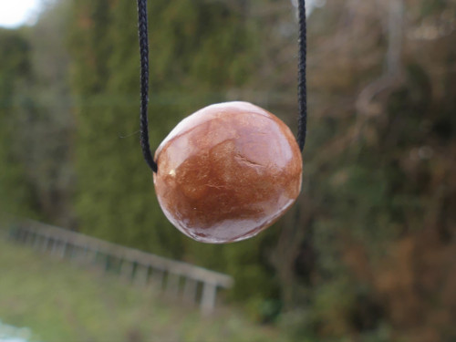 Náhrdelník kulička terakota — foto 3