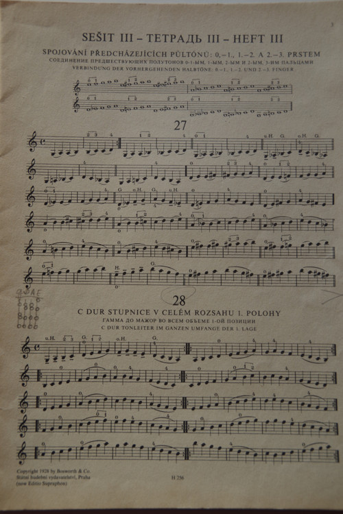 Otakar Ševčík - sešit III, opus 6 — foto 3