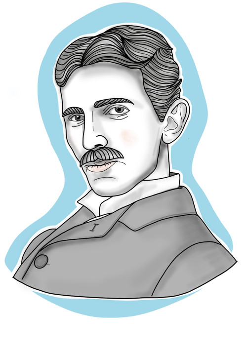 Dámské Tričko Nikola Tesla — foto 2