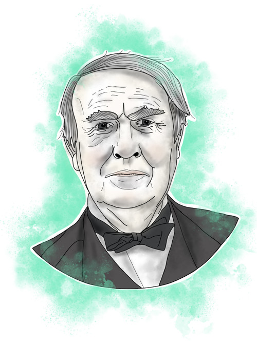 Dámské tričko Thomas Alva Edison — foto 2