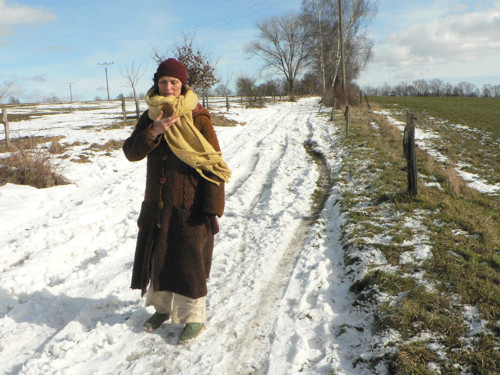 Plstěná brož - Zrzka — foto 5