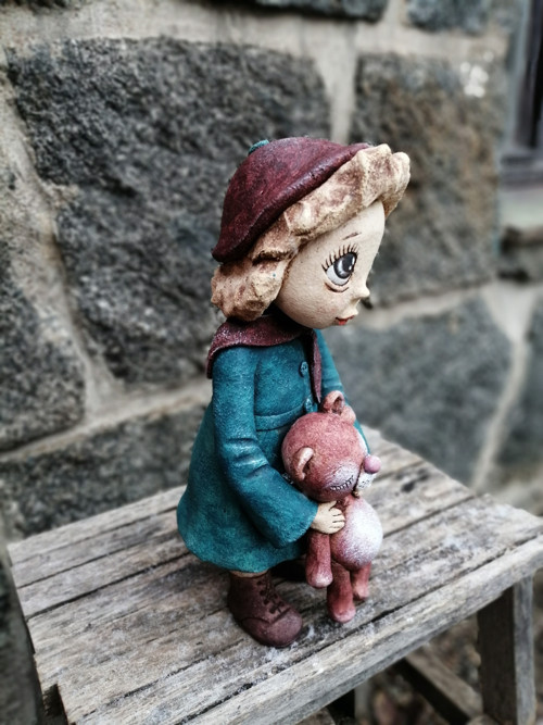 Malá holčička v kabátku — foto 3