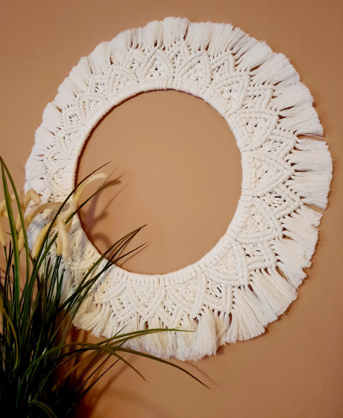 Macrame Zrcadlo / Mandala — foto 2