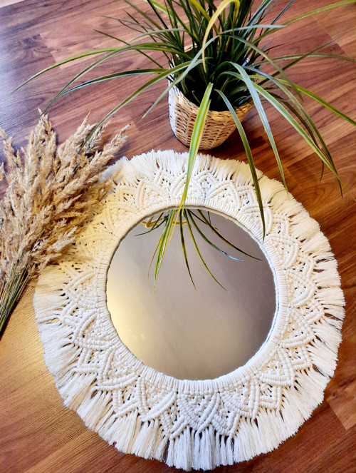 Macrame Zrcadlo / Mandala — foto 3