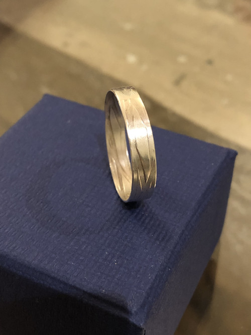 Stříbrný prsten se vzorem - HandMade BS Design — foto 5