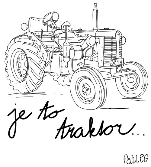 Dámské tričko Je to traktor... — foto 2
