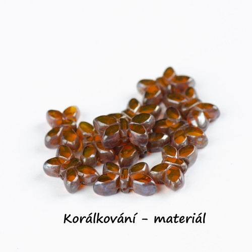 Korálky motýl 2ks — foto 5