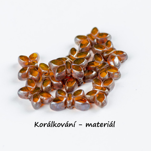 Korálky motýl 2ks — foto 4