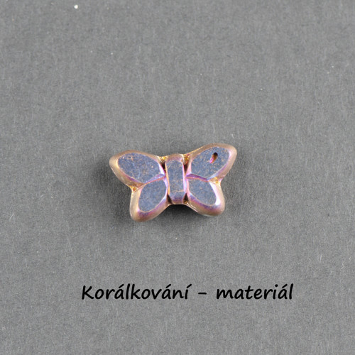 Korálky motýl 2ks — foto 4