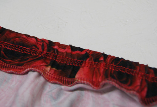Půlkolová sukně "Rose" vel.42-46 — foto 4