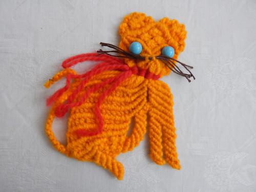 MACRAMÉ - drhané kočičky — foto 4