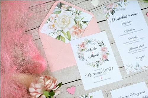 Svatební oznámení Romantic — foto 3