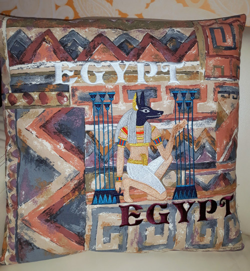 Vyšívaný polštář - Egypt — foto 3