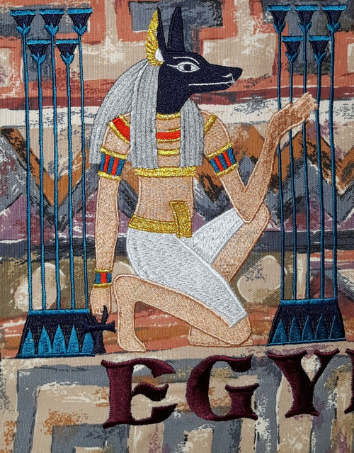 Vyšívaný polštář - Egypt — foto 2