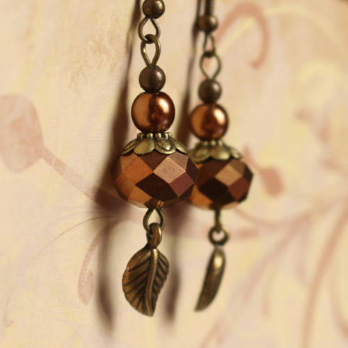 Vintage náušnice Bronze — foto 2