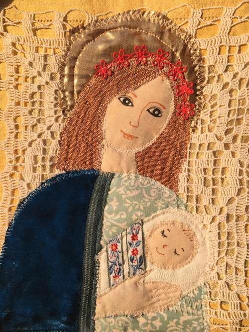 Madona - šitý obraz — foto 5
