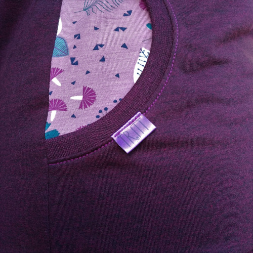 Mikina purpurová - M — foto 4