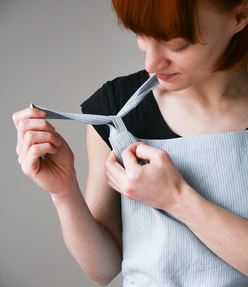 Zástěra Linen BlueStripe — foto 6