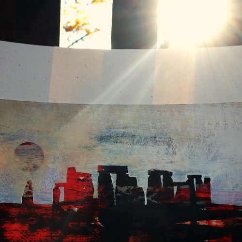Zimní slunce nad Stonehenge — foto 2