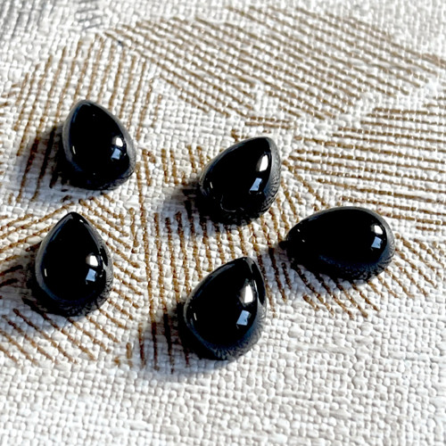 Onyx kabošon slza 10x7mm — foto 3