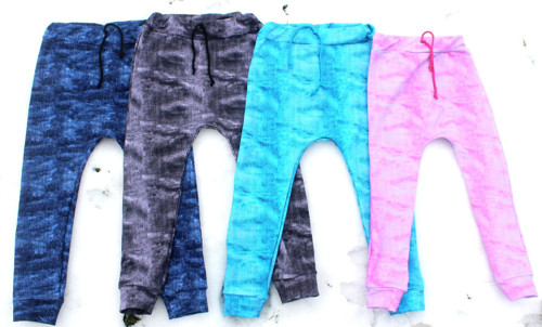 Dětké tepláky tmavě modrý jeans 3-5 let — foto 2