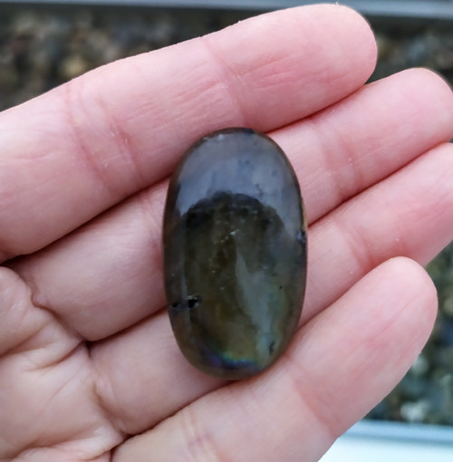 Labradorit, ID 1768, 32x18 mm — foto 2